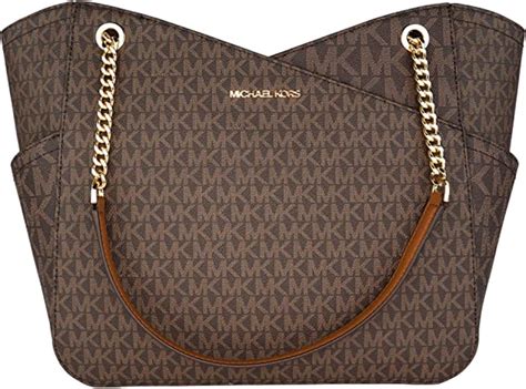 brown michael kors purse|More.